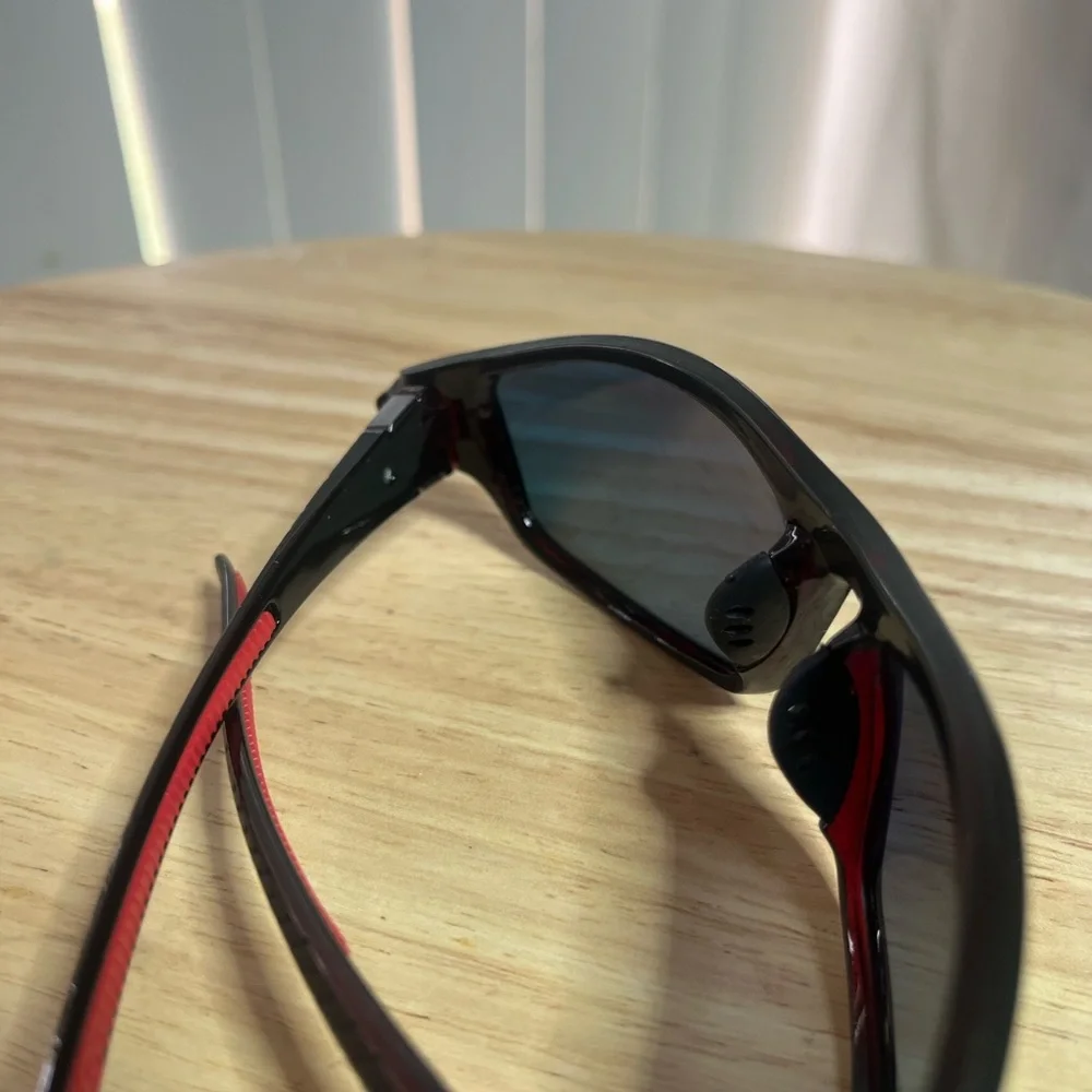Polarized Sport Sunglasses with Yellow Mirror Lenses Comfort Design - Picture 3 of 10